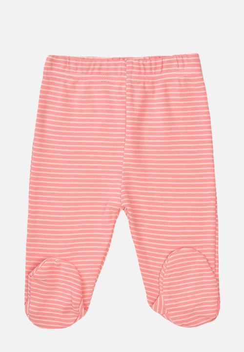 MINOTI - Basic 3-pack leggings - pink/ multi