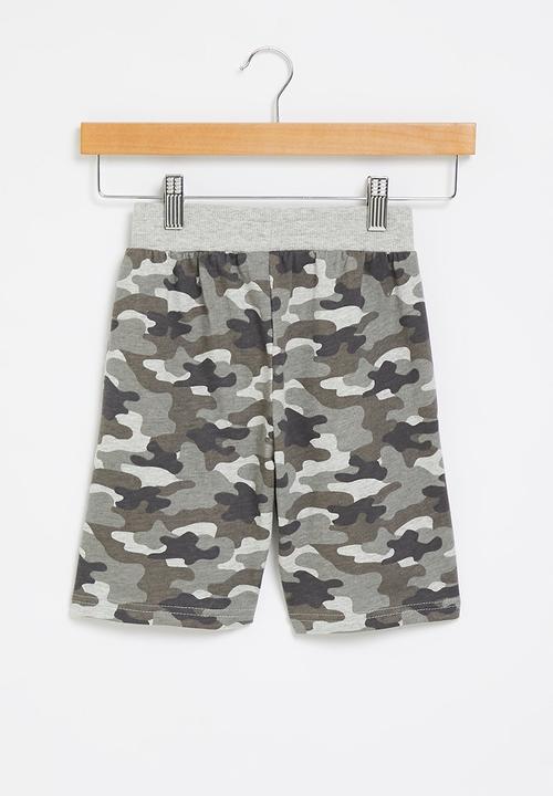 Pop Candy - Boys dino sweat shorts - black