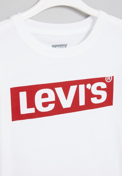 Levi’s® - Levi boys short sleeve graphic tee - white