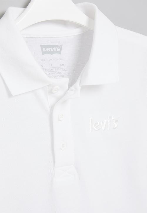 Levi’s® - Levi boys logo polo shirt - white