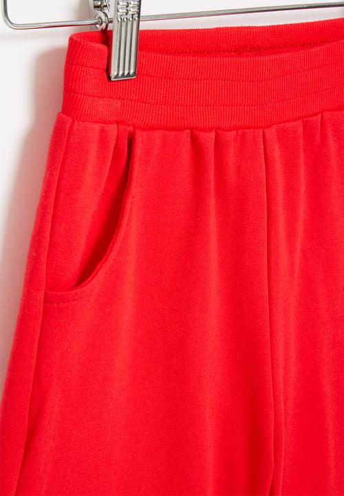 Pop Candy - Boys sweat shorts - red