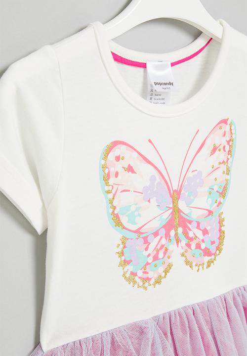 Pop Candy - Girls butterfly dress - multi