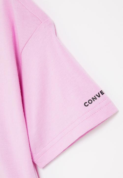 Converse - Cnvg ctp foil boxy tee - converse beyond pink