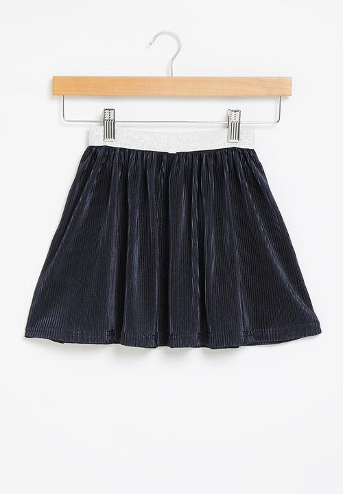 Pop Candy - Pleated skirt - navy