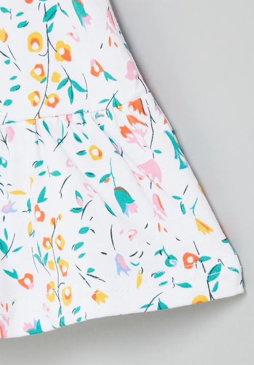 Pop Candy - Girls floral tiered skirt - multi