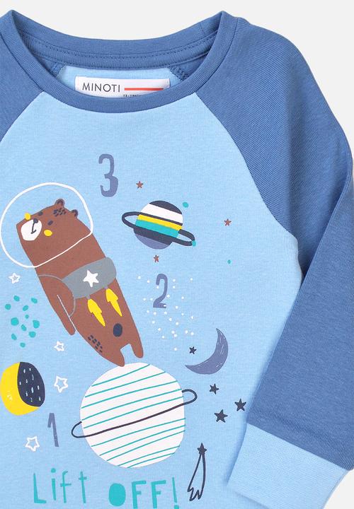 MINOTI - 2-piece lift off pyjama set - navy