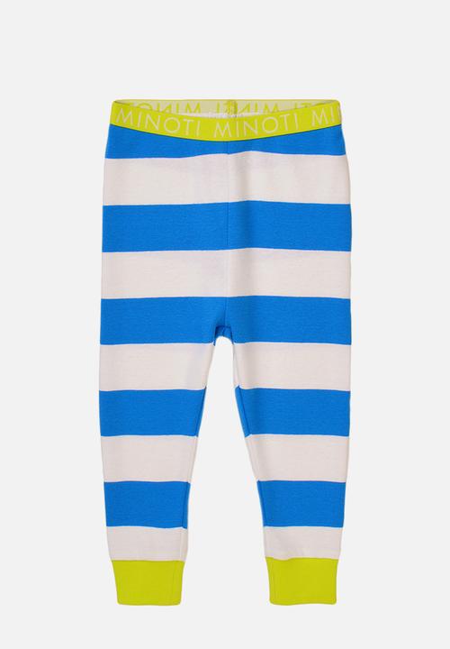 MINOTI - 2-piece snooze mode pyjama set - blue