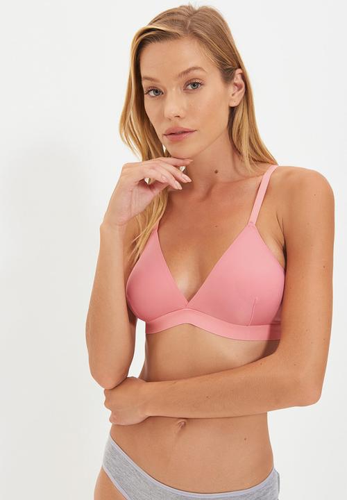 Trendyol - Micro triangle bralet - rose