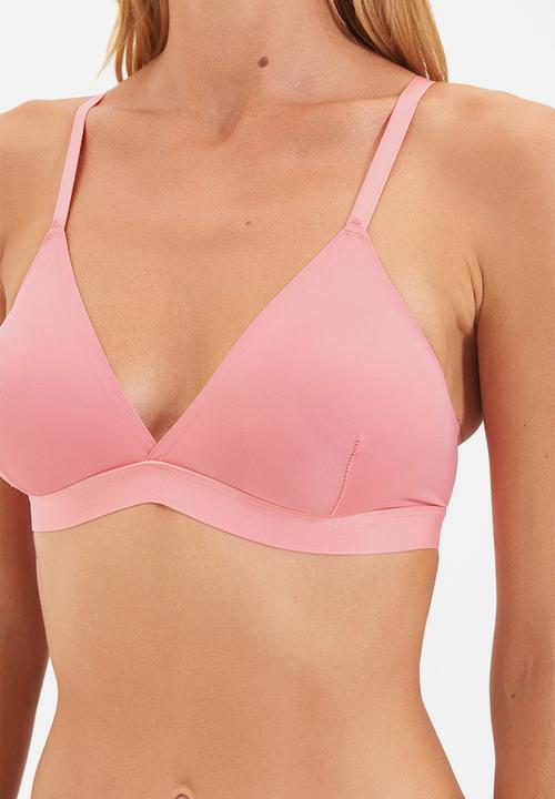 Trendyol - Micro triangle bralet - rose