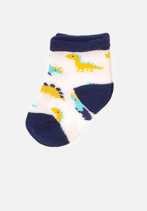 MINOTI - Boys 5-pack dino jaquard socks - multi