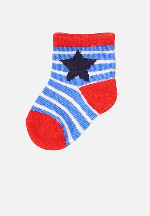 MINOTI - Boys 3-pack cars jaquard socks - multi