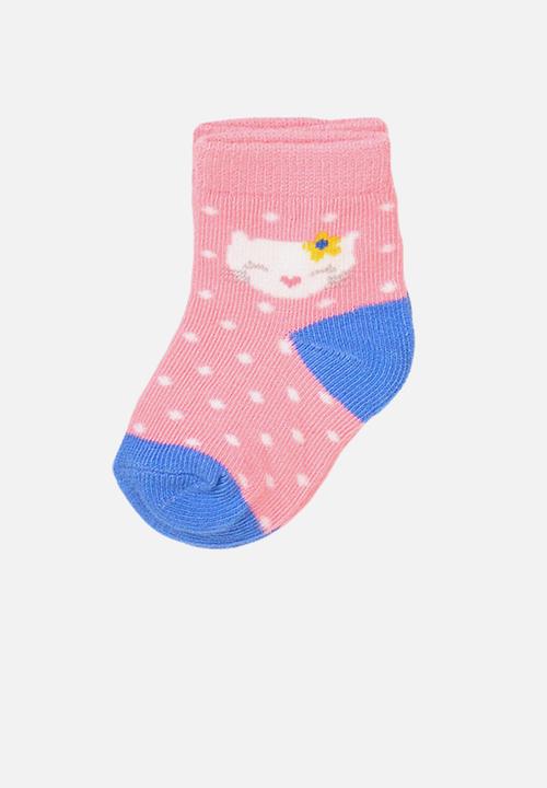 MINOTI - 5-Pack cats jaquard socks - multi