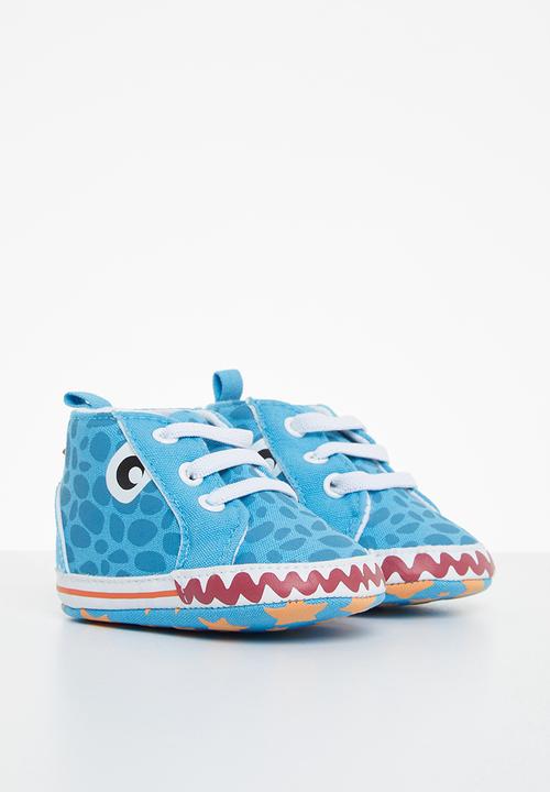 Pop Candy - Baby boys novelty sneaker - blue