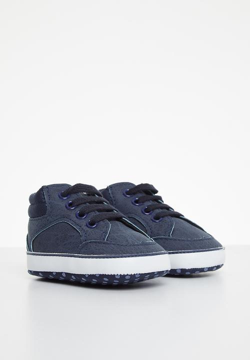 Pop Candy - Baby boys hi top sneaker - navy