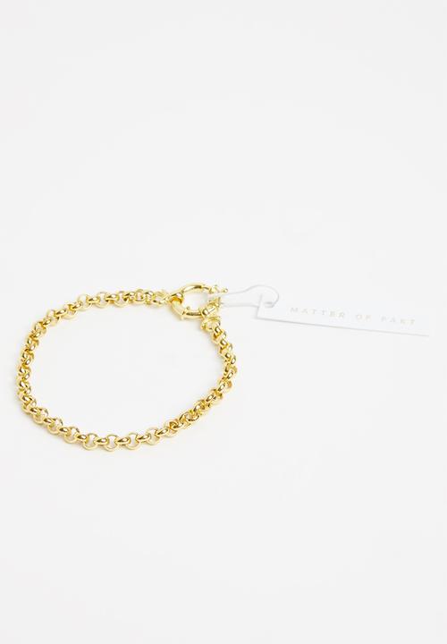 Matter of Fakt - Oasis og chain bracelet - gold