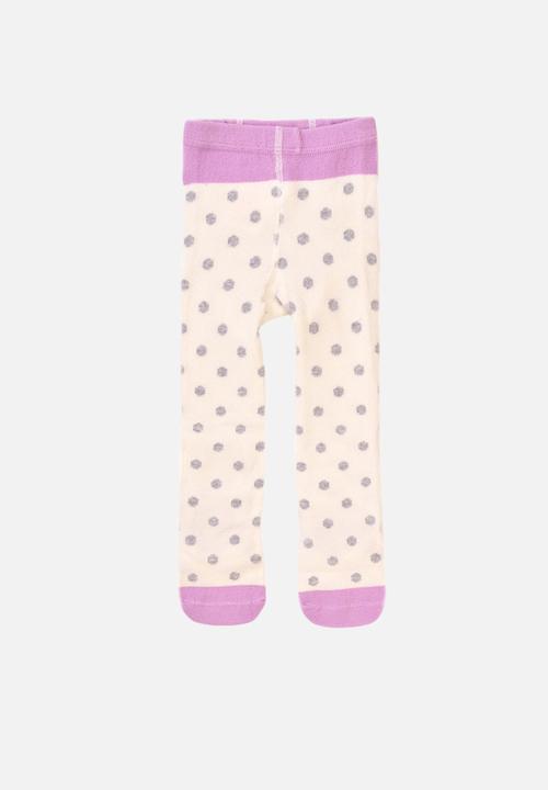 MINOTI - 2-Pack tights - pink & grey