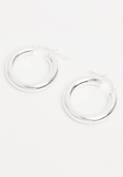 Matter of Fakt - Classic oasis hoops - silver