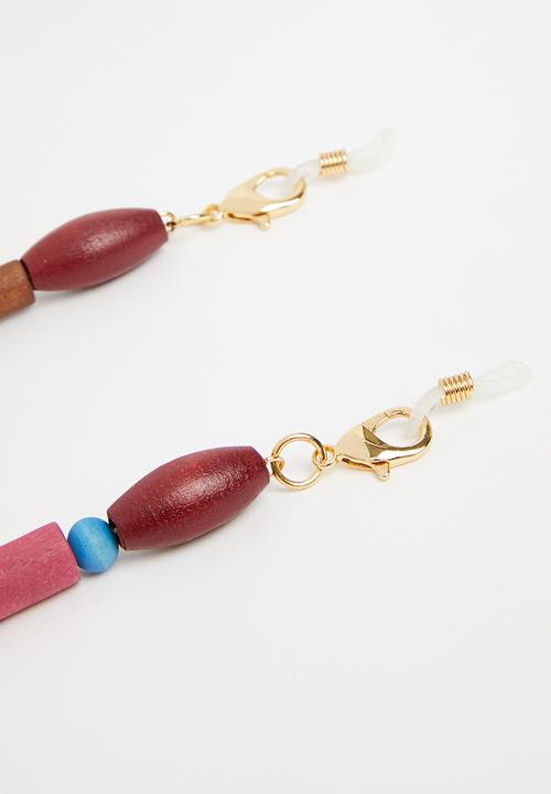 MANGO - Wooden bead necklace - multi