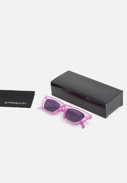 Superbalist - Rectangular sunglasses - pink