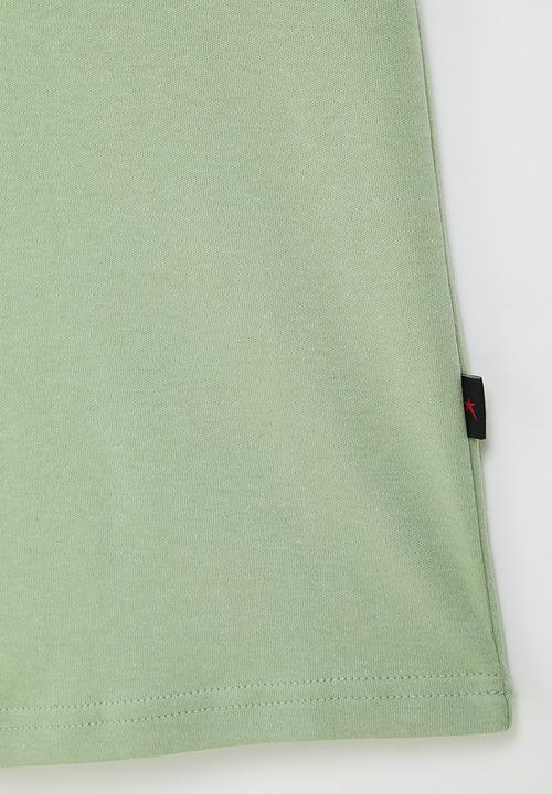 SOVIET - B bolt evo short sleeve muscle tee - sage