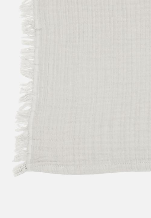 Sixth Floor - Waffle bed throw - light grey