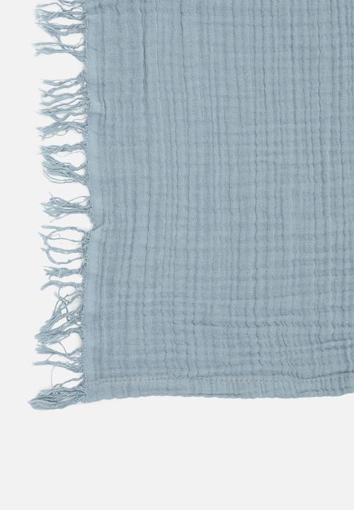 Sixth Floor - Waffle bed throw - blue