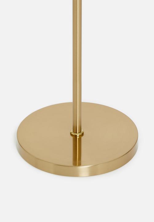 Sixth Floor - Higgo floor lamp - gold