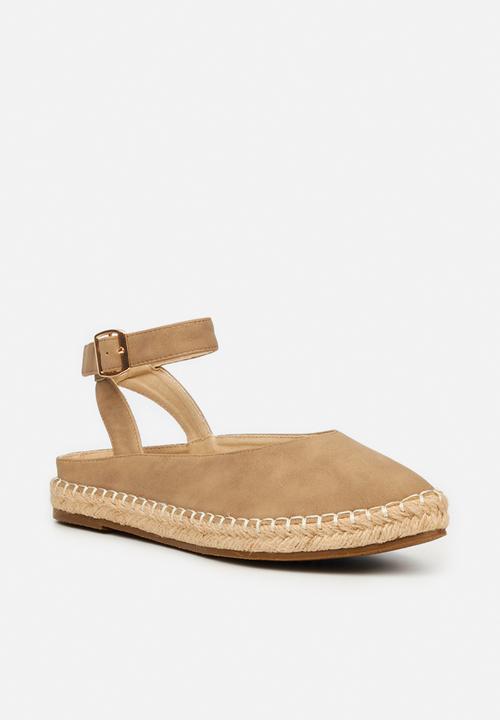 Viabeach - Bamboo 1 ankle tie espadrille - taupe