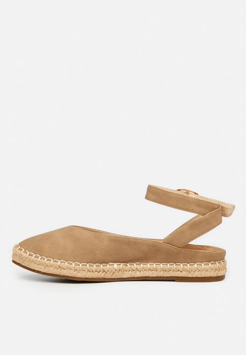 Viabeach - Bamboo 1 ankle tie espadrille - taupe