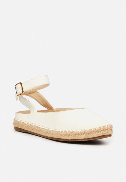 Viabeach - Bamboo 1 ankle tie espadrille - white