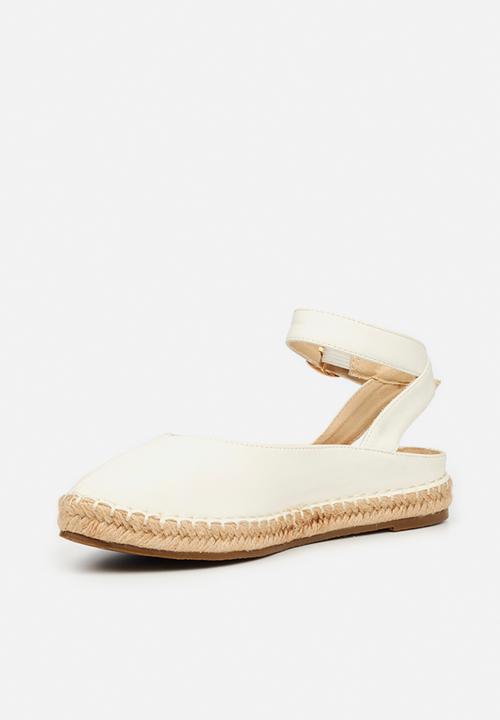 Viabeach - Bamboo 1 ankle tie espadrille - white