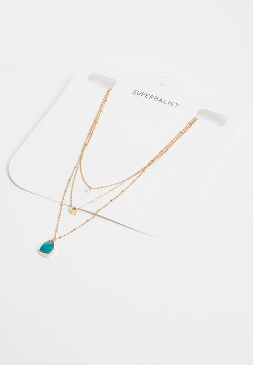 Superbalist - Robin layered necklace - gold
