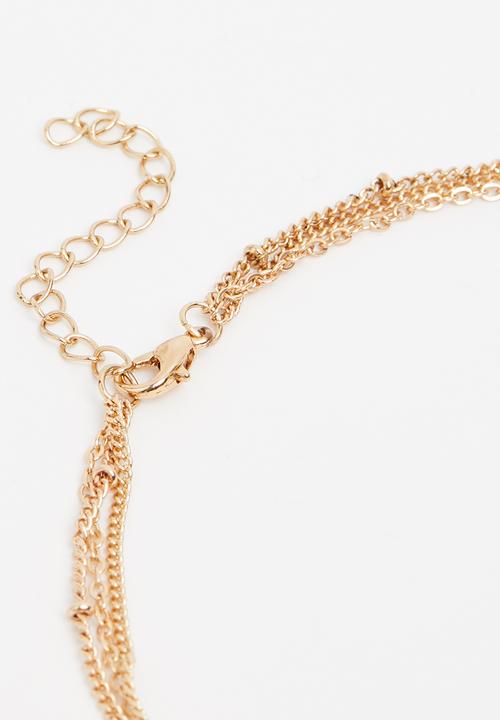 Superbalist - Robin layered necklace - gold