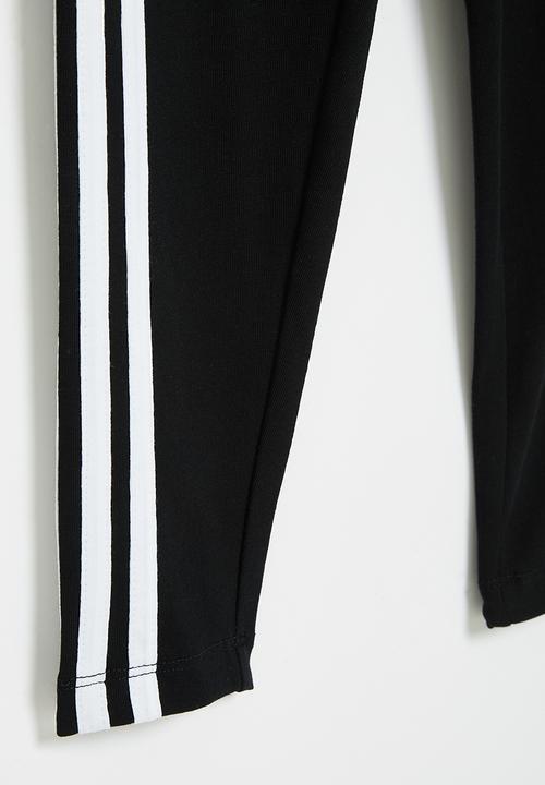 adidas Originals - 3 Stripes legging y - black & white