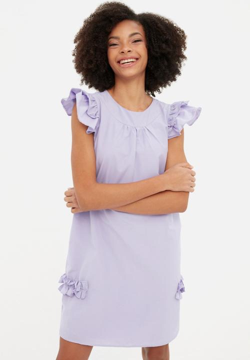 Trendyol - Frilly dress - lilac