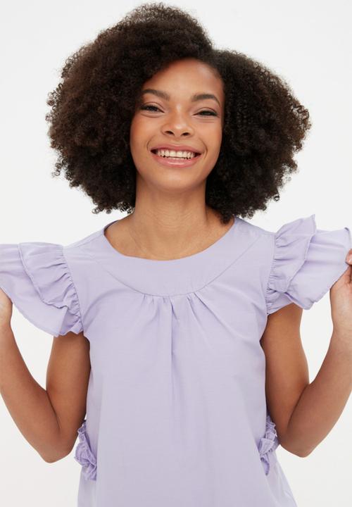 Trendyol - Frilly dress - lilac