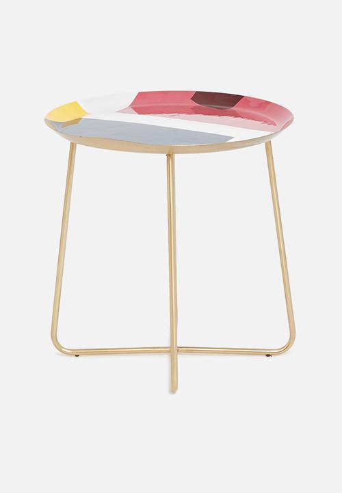Sixth Floor - Resin side table - multi