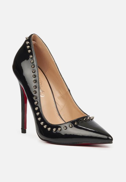 Miss Black - Lou25 barely there court heel - black