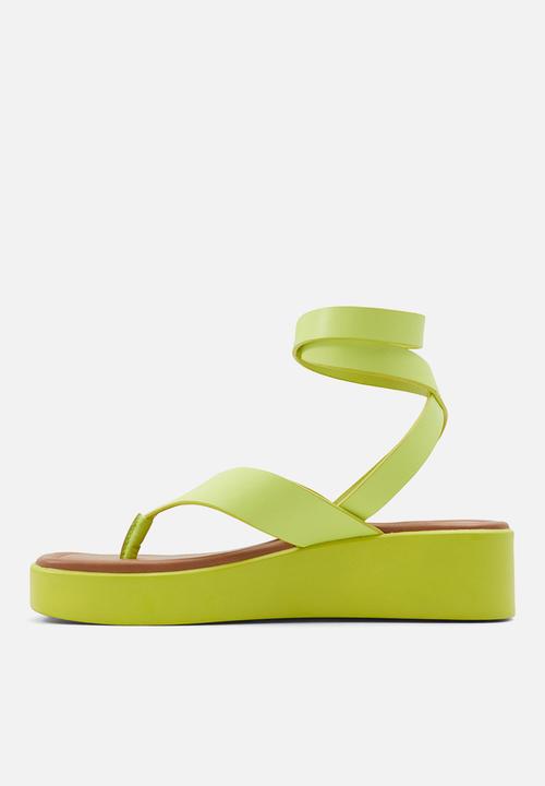Call It Spring - Kristina sandal - bright green