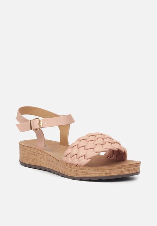 Butterfly Feet - Toni 2 slingback flatform sandal - pink