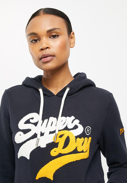 Superdry. - Vl source hoodie - eclipse navy