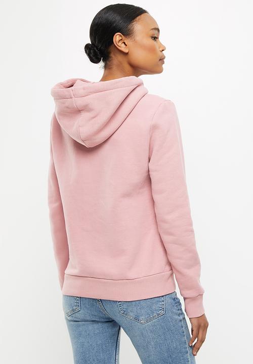 Superdry. - Vl boho sparkle hoodie bb - soft pink