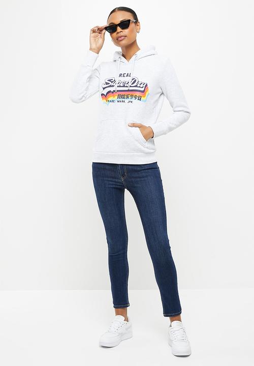 Superdry. - Vl ns hoodie bb - ice marl