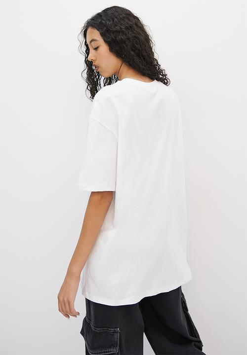 Blake - Oversized graphic tee - white