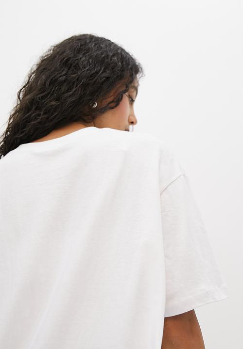 Blake - Oversized graphic tee - white