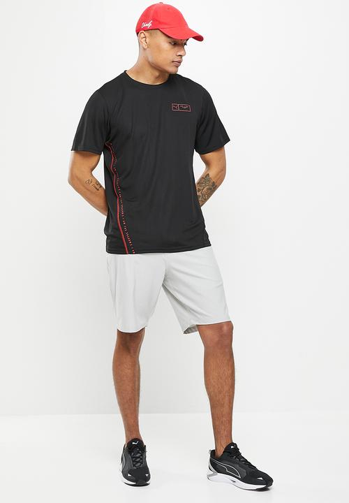 PUMA - 101  Golf stripe short  - high rise heather
