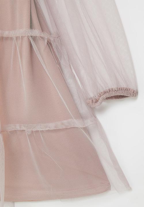 Superbalist Kids - Embroidered chiffon dress - rose lilac