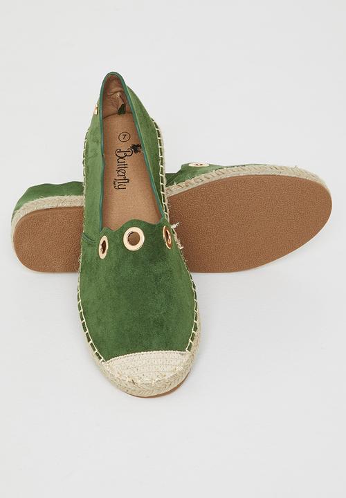Butterfly Feet - Karina 1 espadrille - olive