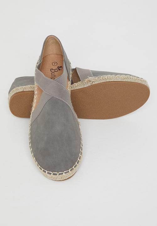 Butterfly Feet - Karla 5 espadrille - grey