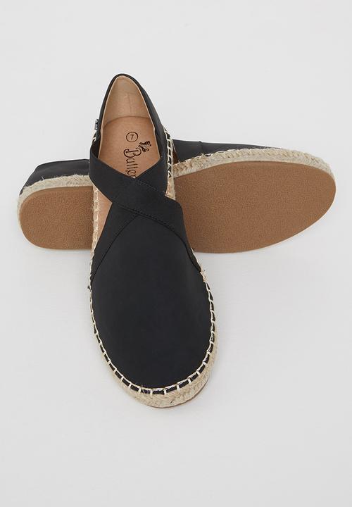 Butterfly Feet - Karla 5 espadrille - black